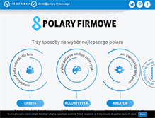 Tablet Screenshot of polary-firmowe.pl